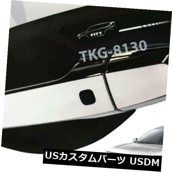 ドア部分カバー Mitsubishi Montero Pajero Sport 2015-2019の黒いドアハンドルボウルカバー Black Door Handle Bowl Cover For Mitsubishi Montero Pajero Sport 2015 - 2019 【並行輸入品】