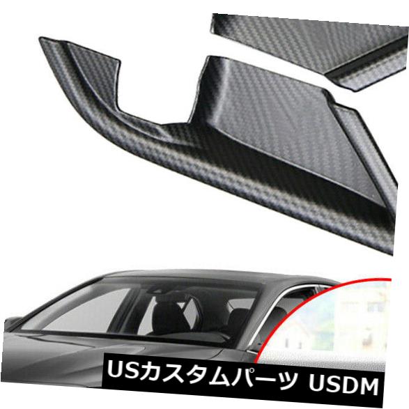 ドア部分カバー トヨタカムリ2018 2019用4Xカーボンファイバースタイルドアハンドルボウルカバートリム 4X Carbon Fiber Style Door Handle Bowl Cover Trim For Toyota Camry 2018 2019 【並行輸入品】