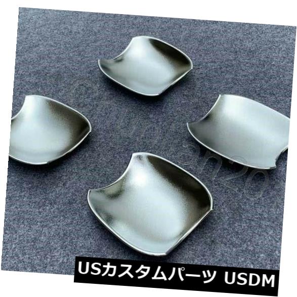 ドア部分カバー 2019-2020トヨタRAV4 ABS D用クロームサイドドアハンドルボウルカバートリム Chrome Side Door Handle Bowl Cover Trim for 2019-2020 Toyota RAV4 ABS D 【並行輸入品】