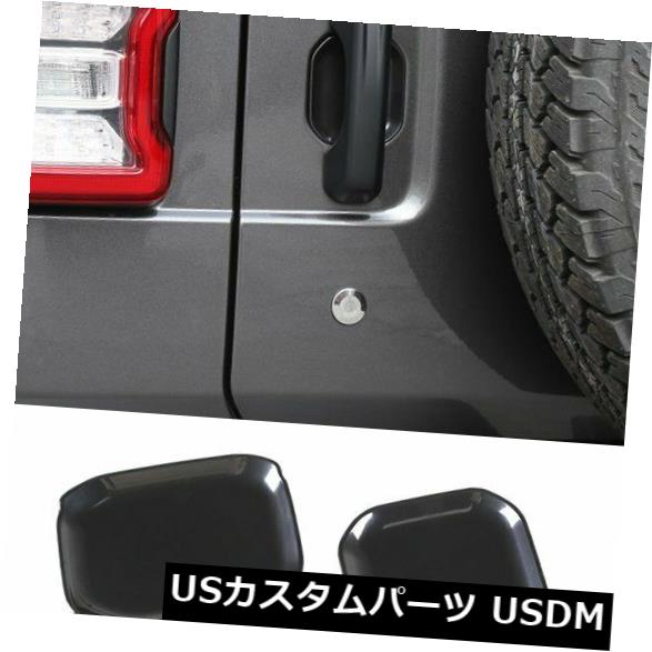 ドア部分カバー 2018ジープラングラーJL 2ドア用ブラックABS外装ドアハンドルボウルトリムカバー Black ABS Exterior Door Handle Bowl Trim Cover for 2018 Jeep Wrangler JL 2-Door 【並行輸入品】 28,750円