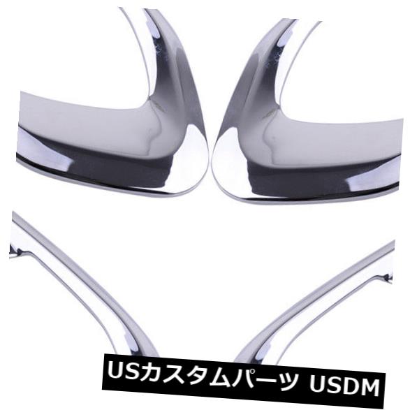 ドア部分カバー 4x L / R車のドアハンドルボウルステッカーカバートリムフィットジープチェロキー2014-2017 4x L/R Car Door Handle Bowl Sticker Cover Trim Fit For Jeep Cherokee 2014-2017 【並行輸入品】