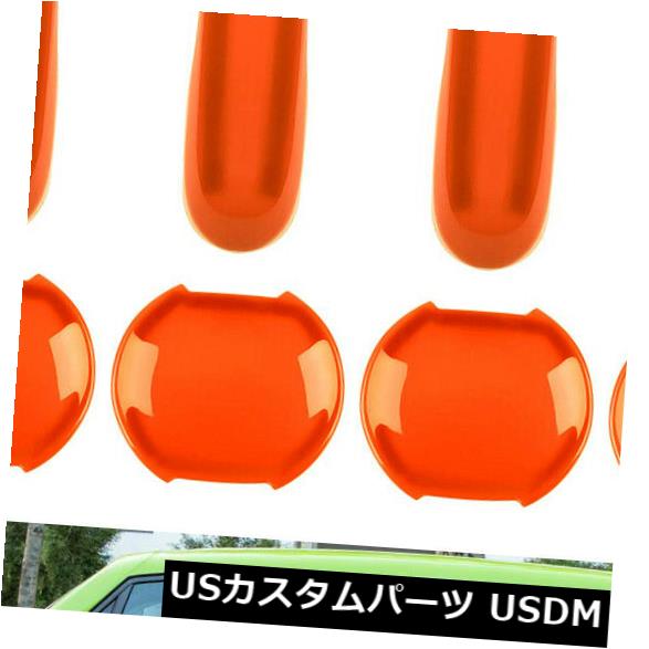 ドア部分カバー ジープ・レネゲード#b用フルセットドアハンドルカバースマートエントリーボタンカップボウルトリム Full Set Door Handle Cover Smart Entry Button Cup Bowl Trim For Jeep Renegade #b 【並行輸入品】