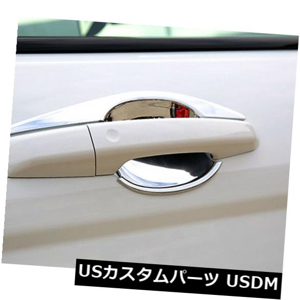 ドア部分カバー ランドローバーレンジローバーイヴォーク11-18用4ピースクロームドアハンドルボウルカバートリム 4pcs Chrome Door Handle Bowl Cover Trim For Land Rover Range Rover Evoque 11-18 【並行輸入品】