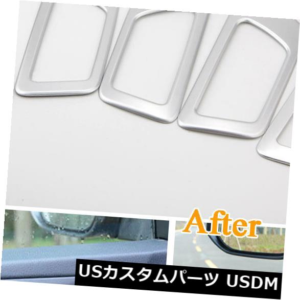 ドア部分カバー 14-2018トヨタハイランダー用5pcsクロムABSインナードアハンドルボウルカバートリム 5pcs Chrome ABS Inner Door Handle Bowl Cover Trim For 14-2018 Toyota Highlander 【並行輸入品】