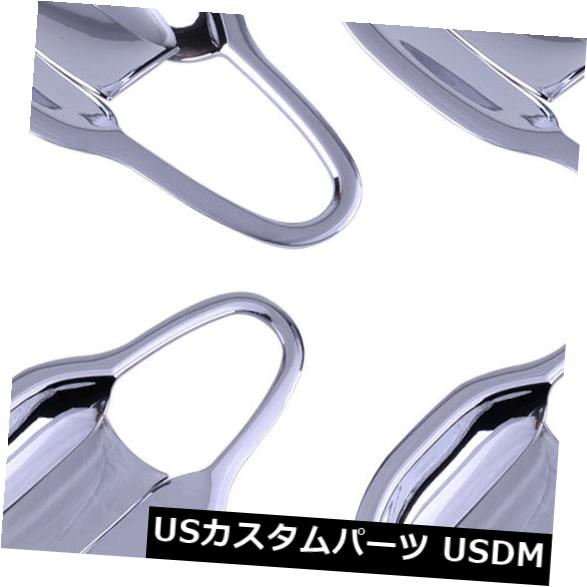 ドア部分カバー トヨタハイランダー2014-2019に合う4xクローム車のドアハンドルボウルカバートリム 4x Chrome Car Door Handle Bowl Cover Trim fit for Toyota Highlander 2014-2019 【並行輸入品】