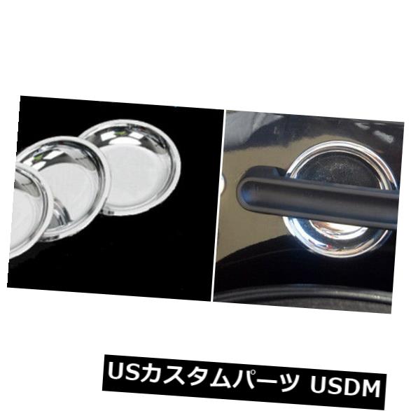 ドア部分カバー ジープラングラーJK 2ドア07-17のABSクロームドアハンドルボウルカバートリム3ピース ABS Chrome Door Handle Bowl Cover Trim 3pcs for Jeep Wrangler JK 2 Doors 07-17 【並行輸入品】 29,948円