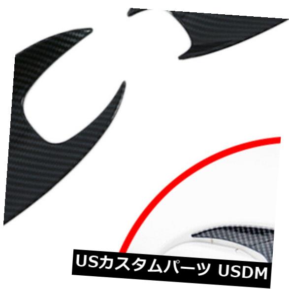ドア部分カバー BMW X3 2018 2019パーツ用カーボンファイバードアハンドルカップボウルカバー成形トリム Carbon Fiber Door Handle Cup Bowl Cover Molding Trim For BMW X3 2018 2019 Parts 【並行輸入品】