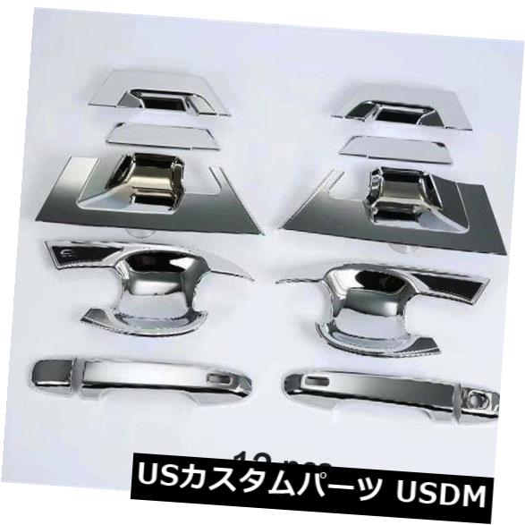 ドア部分カバー ABS Chrome Front&Rear Door Handle&Bowl Cover Trim for Toyota CHR 2016 2017 【並行輸入品】