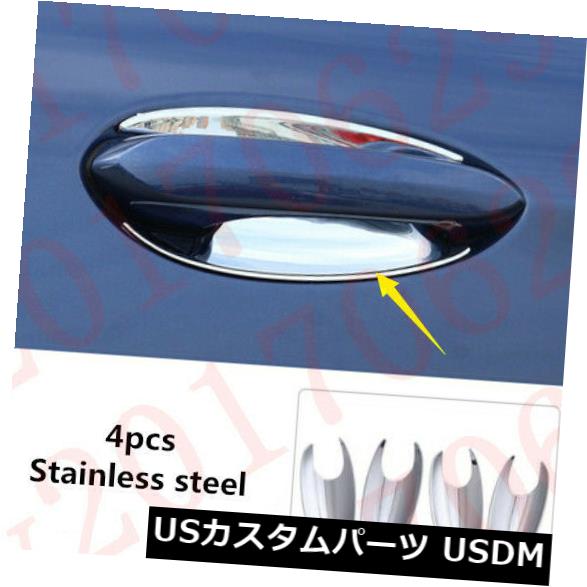 ドア部分カバー BMW X3 G01 2018 2019用ステンレスクロームサイドカードアハンドルボウルフレームカバー Stainless chrome Side car Door Handle Bowl frame Cover for BMW X3 G01 2018 2019 【並行輸入品】 33,176円