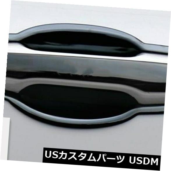 ドア部分カバー ホンダCRV 2017-2019の黒いチタン車のサイドドアハンドル+ボウルカバートリム Black titanium Car Side Door Handle + Bowl Covers Trim For Honda CRV 2017-2019 【並行輸入品】