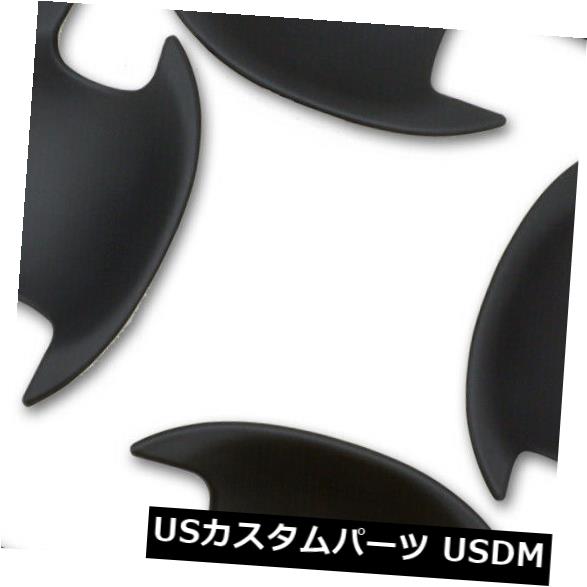 ドア部分カバー 三菱L200トリトン2015 2018のドアハンドルボウルインサートカバーマットブラック Door Handle Bowl Insert Cover Matte Black For Mitsubishi L200 Triton 2015 2018 【並行輸入品】