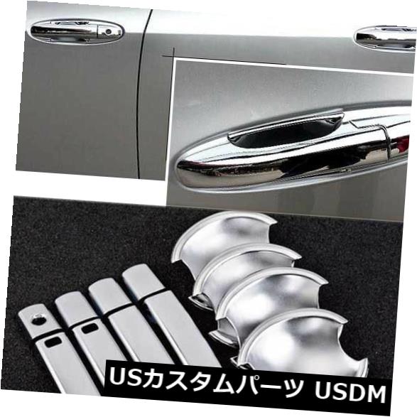 ドア部分カバー ホンダシティ＃HC115用のクロームドアハンドルボウルカバーカップオーバーレイトリム成形 Chrome Door Handle Bowl Cover Cup Overlay Trim Moulding For Honda City #HC115 【並行輸入品】