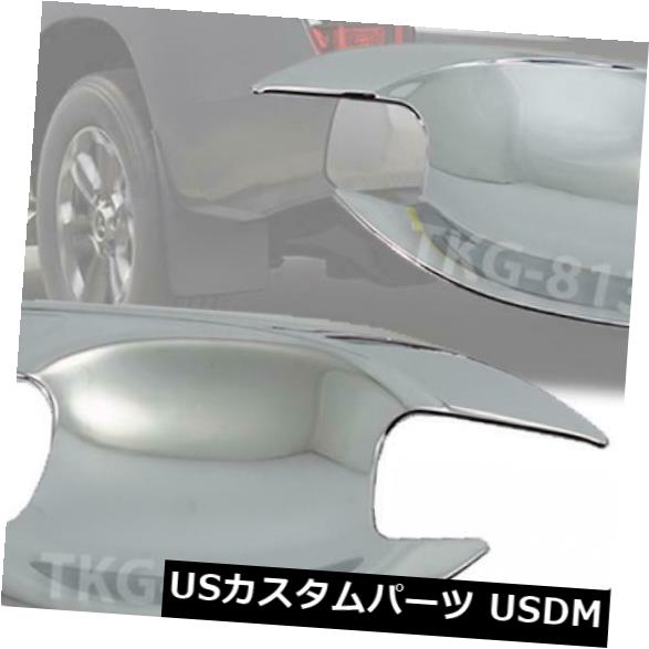 ドア部分カバー 三菱L200トリトン2019 2020の2ドアハンドルボウルカップカバークローム 2 Door Handle Bowl Cup Cover Chrome For Mitsubishi L200 Triton 2019 2020 【並行輸入品】