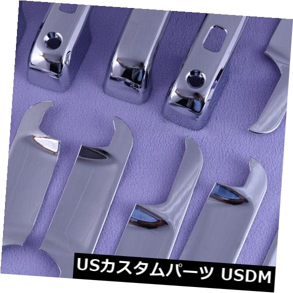 ドア部分カバー 車のドアサイドハンドルカバートリムスマートホール+ボウルカバーはフォードF150 2015-19に適合 Car Door Side Handle Cover Trim Smart Holes+Bowl Cover Fit For Ford F150 2015-19 【並行輸入品】