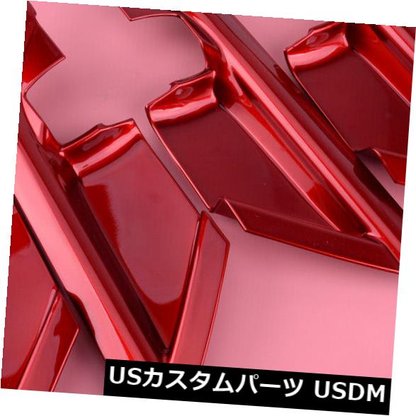 ドア部分カバー トヨタカムリ18-19のための4pcs自動車の赤い内部ドアハンドルボウルカバートリム 4pcs Auto Car Red Interior Door Handle Bowl Cover Trim For Toyota Camry 18-19 【並行輸入品】