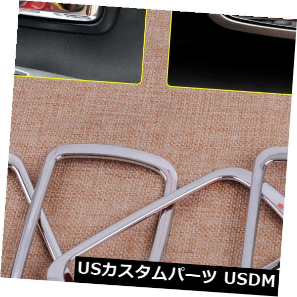 ドア部分カバー Mitsubishi ASX / Outlander Sport / RVR 2011-17用インナードアハンドルボウルカバーx 4 4x Inner Door Handle Bowl Cover for Mitsubishi ASX /Outlander Sport /RVR 2011-17 【並行輸入品】