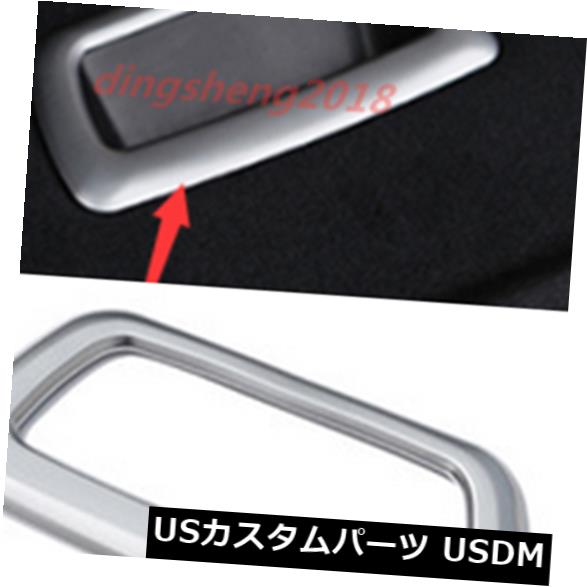 ドア部分カバー BMW X1 2017-2019用2PCS ABSクロームリアトランクドアハンドルカバーカップボウルトリム 2PCS ABS Chrome Rear Trunk Door Handle Cover Cup Bowl Trim For BMW X1 2017-2019 【並行輸入品】