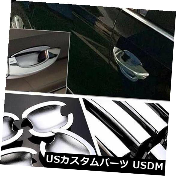 ドア部分カバー VW Passatの錆びないクロムドアハンドルボウルカバーカップオーバーレイトリム成形 Non-Rusty Chrome Door Handle Bowl Cover Cup Overlay Trim Moulding For VW Passat 【並行輸入品】