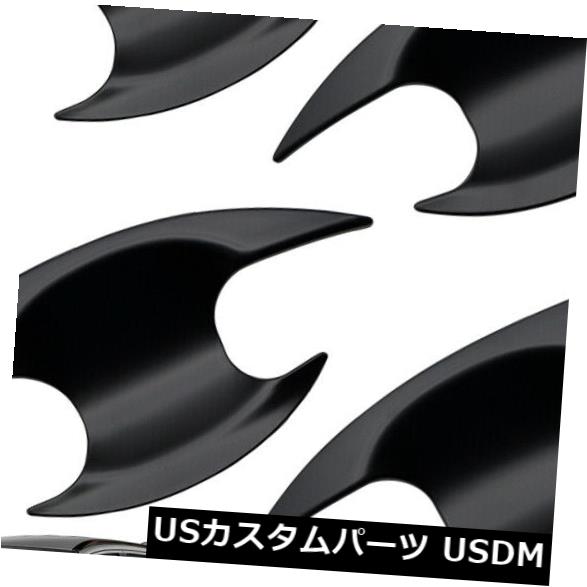 ドア部分カバー ボウルインサートドアハンドルカバーマットブラックフィット三菱エクスパンダー2018 2019 Bowl Insert Door Handle Cover Matte Black Fits Mitsubishi Xpander 2018 2019 【並行輸入品】