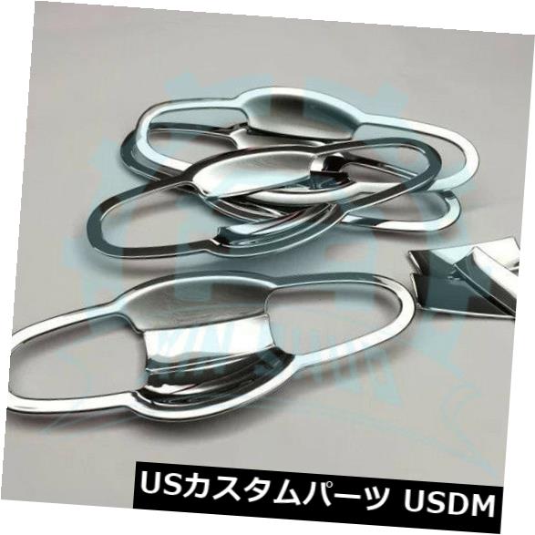 ドア部分カバー トヨタRAV4 2013-2018 TGのためのクロムABSドアハンドルボールカップフレームカバートリム Chrome ABS Door Handle Bowl Cup Frame Cover Trim For Toyota RAV4 2013-2018 TG 【並行輸入品】