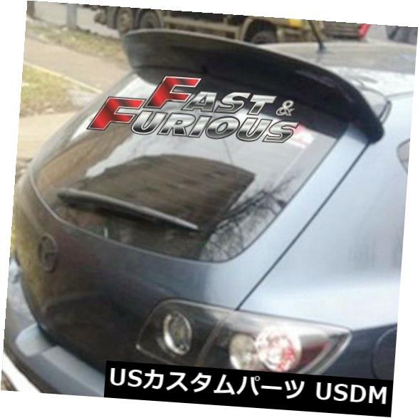 エアロ カーボンファイバー2004-2009 M3 3ハッチバック5DRリアウィングハッチルーフスポイラーに適合 Fit for CARBON FIBER 2004-2009 M3 3 HATCHBACK 5DR REAR WING HATCH ROOF SPOILER 【並行輸入品】
