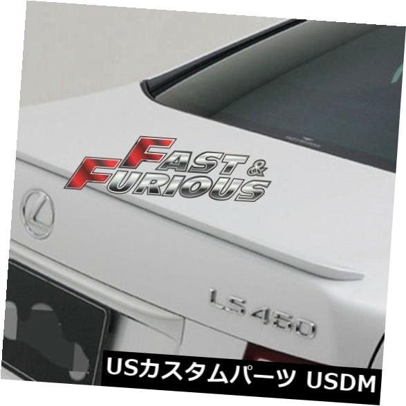 エアロ 2006-2011 LS460 LS600h JDMリアウイングトランクスポイラーに適合 Fit for 2006-2011 LS460 LS600h JDM REAR WING TRUNK SPOILER 【並行輸入品】