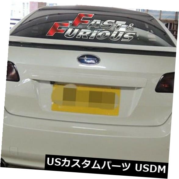 エアロ SUBARUカーボンファイバー2010-2014レガシィリアウィングトランクスポイラーに適合 Fit for SUBARU Carbon fiber 2010-2014 LEGACY REAR WING TRUNK SPOILER 【並行輸入品】