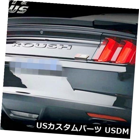 エアロ 炭素繊維15-18マスタングROスタイルリアウィングトランクスポイラー用 FIT FOR CARBON FIBER 15-18 Mustang RO Style REAR WING TRUNK SPOILER 【並行輸入品】