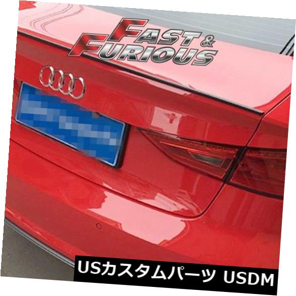 エアロ ADUI 2014-2018カーボンファイバーA3 S3リアウィングトランクスポイラーに適合 Fit for ADUI 2014-2018 CARBON FIBER A3 S3 REAR WING TRUNK SPOILER 【並行輸入品】