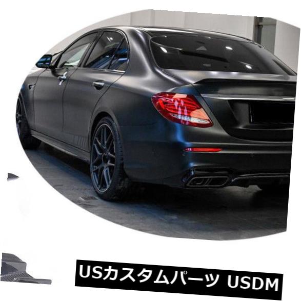 カーボン素材 メルセデスベンツE250 E350 E43 E63 16-18用リアバンパーディフューザーリップカーボンファイバー Rear Bumper Diffuser Lip Carbon Fiber For Mercedes-Benz E250 E350 E43 E63 16-18 【並行輸入品】