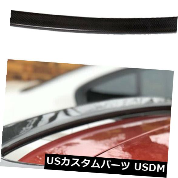 カーボン素材 BMW F20 118i 125iハッチバック12-14カーボンファイバー用ルーフスポイラーリアウィングリップ Roof Spoiler Rear Wing Lip For BMW F20 118i 125i Hatchback 12-14 Carbon Fiber 【並行輸入品】