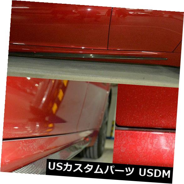 カーボン素材 アルファロメオジュリアベースセダン4ドア用カーボンファイバー自動サイドスカートボディキット Carbon Fiber Auto Side Skirts Bodykit For Alfa Romeo Giulia Base Sedan 4-Door 【並行輸入品】