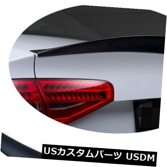 カーボン素材 アウディS4 B8.5セダン2013-2016カーボンファイバーリアトランクスポイラーブーツウィング For Audi S4 B8.5 Sedan 2013-2016 Carbon Fiber Rear Trunk Spoiler Boot Wing 【並行輸入品】