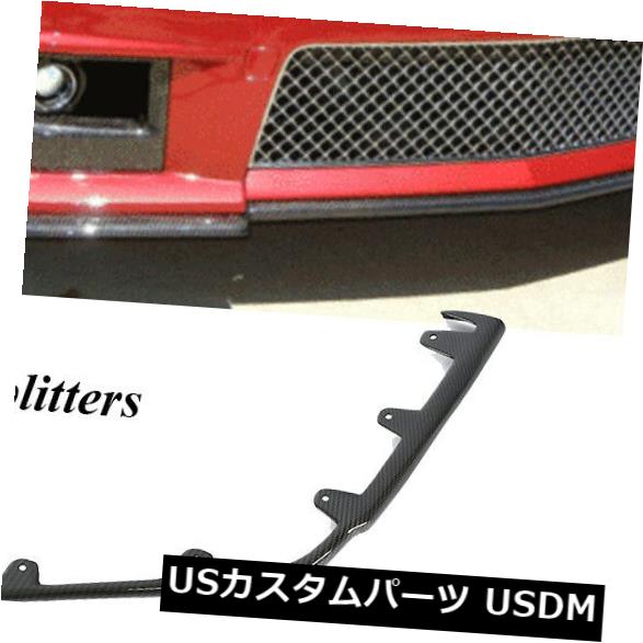 カーボン素材 キャデラックCTS-V 2PCS 2009-15用カーボンファイバーフロントバンパースプリッターカナードフィン Carbon Fiber Front Bumper Splitter Canards Fins For Cadillac CTS-V 2PCS 2009-15 【並行輸入品】