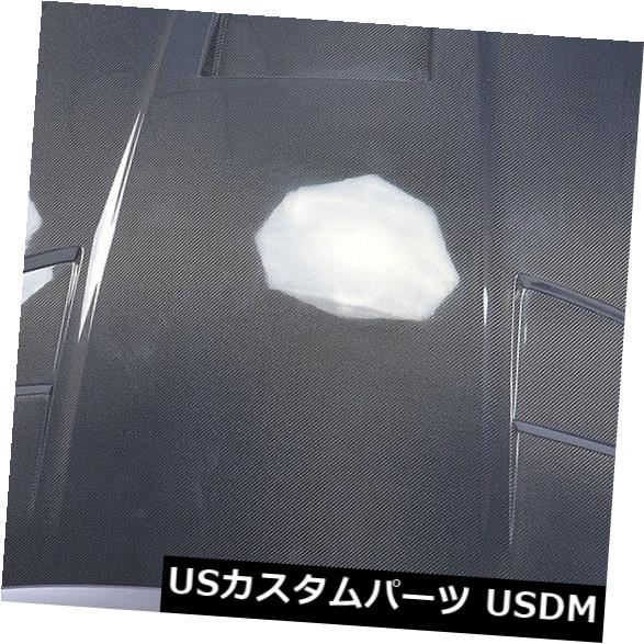 カーボン素材 マセラティジブリ14-19に合う炭素繊維フロントエンジンフードカバーボンネットふた Carbon Fiber Front Engine Hood Cover Bonnet Lid Fit For Maserati Ghibli 14-19 【並行輸入品】