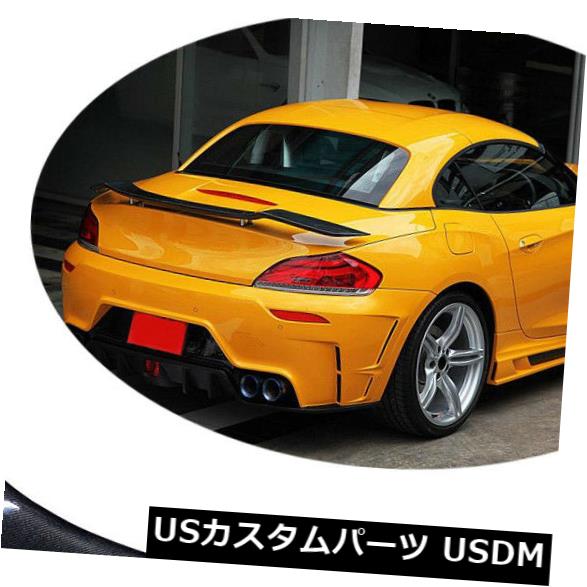 カーボン素材 BMW Z4 E89カーボンファイバートランクスポイラーリッドウィング2009-2013カスタマイズに適合 Fits BMW Z4 E89 Carbon Fiber Rear Trunk Spoiler Lid Wing 2009-2013 Customized 【並行輸入品】