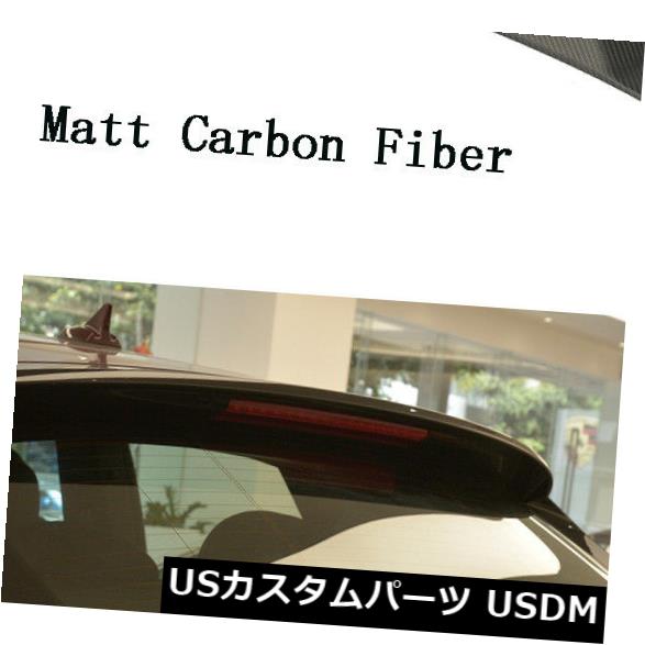 カーボン素材 Maserati Levante 16-17 Black用カーボンファイバーリアトランクスポイラーテールリッドウィング Carbon Fiber Rear Trunk Spoiler Tail Lid Wing For Maserati Levante 16-17 Black 【並行輸入品】