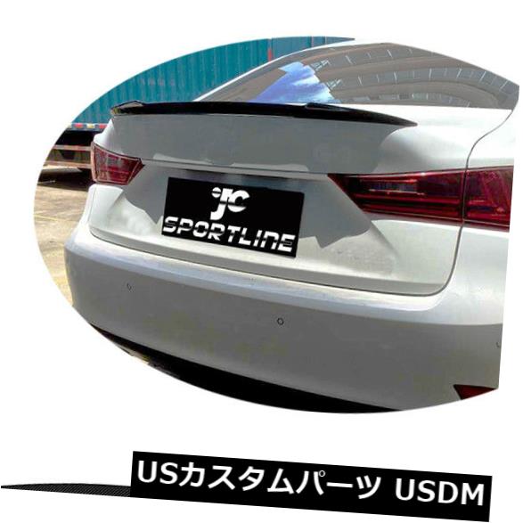 カーボン素材 カーボンレクサスセダンIS 13-17 IS F 13-14 Carbon Fiber Rear Trunk Spoiler Wing Fit for Lexus Sedan IS 13-17 IS F 13-14 【並行輸入品】