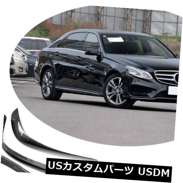 カーボン素材 カーボン製メルセデスベンツEクラスW212 2014-2016用フロントバンパースプリッター6個 Carbon Fiber Front Bumper Splitter 6Pcs For Mercedes Benz E Class W212 2014-2016 【並行輸入品】