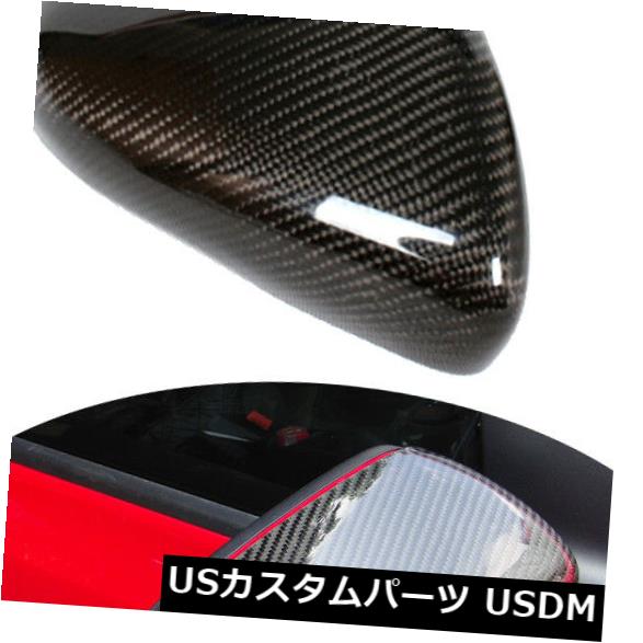 カーボン素材 VWゴルフ6 VI MK6 GTIに合うオートレーシングバックミラーカバーキャップカーボンファイバー Auto Racing Rearview mirror cover Caps Carbon Fiber Fit For VW Golf 6 VI MK6 GTI 【並行輸入品】