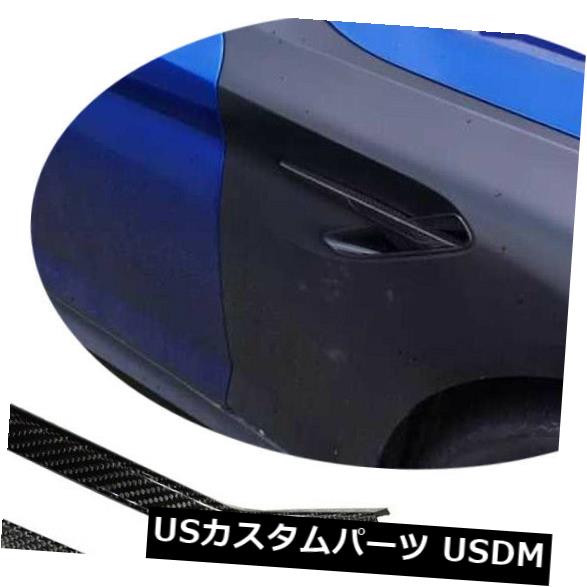 カーボン素材 BMW F90 M5 2018-2020サイドエアインテークベントフェンダートリムカーボンファイバー交換用 For BMW F90 M5 2018-2020 Side Air Intake Vent Fender Trim Carbon Fiber Replace 【並行輸入品】