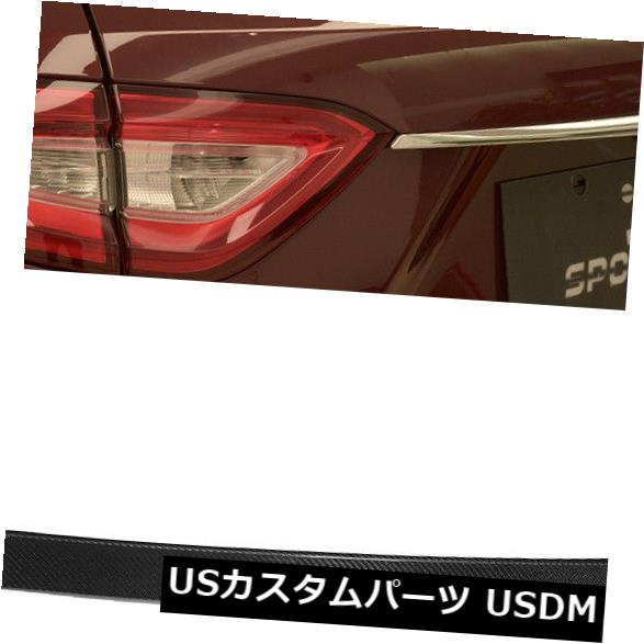 カーボン素材 Maserati Levante Sport 4-Door 16-17に合うミドルスポイラーウィングカーボンファイバー Middle Spoiler Wing Carbon Fiber Fit For Maserati Levante Sport 4-Door 16-17 【並行輸入品】