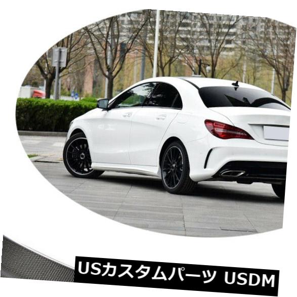 カーボン素材 ベンツW117 CLA200 CLA250 CLA45 13-19カーボンファイバー用リアトランクスポイラーウィングリップ Rear Trunk Spoiler Wing Lip For Benz W117 CLA200 CLA250 CLA45 13-19 Carbon Fiber 【並行輸入品】