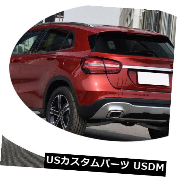 カーボン素材 メルセデスベンツGLAクラスGLA45 13-18用カーボンファイバーリアルーフウィングスポイラー Carbon Fiber Rear Roof Wing Boot Spoiler For Mercedes Benz GLA-Class GLA45 13-18 【並行輸入品】