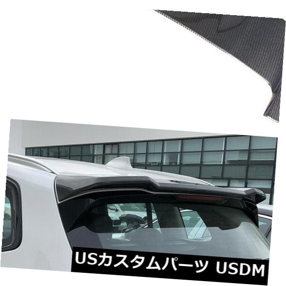 カーボン素材 BMW X3 2018-2019リアルーフウィンドウスポイラーブーツウィングリップカーボンファイバー非X3M For BMW X3 2018-2019 Rear Roof Window Spoiler Boot Wing Lip Carbon Fiber Non X3M 【並行輸入品】