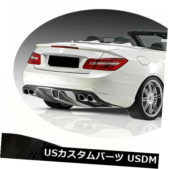 カーボン素材 メルセデスベンツW207 E63 AMGカーボンファイバー09-12のリアバンパーディフューザーリップフィット Rear Bumper Diffuser Lip Fit for Mercedes Benz W207 E63 AMG Carbon Fiber 09-12 【並行輸入品】
