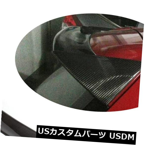 カーボン素材 フォルクスワーゲンVWシロッコ09-13に適合したカーボンファイバー製リアルーフスポイラートランクウィング Carbon Fiber Rear Roof Spoiler Trunk Wings Fit for Volkswagen VW Scirocco 09-13 【並行輸入品】