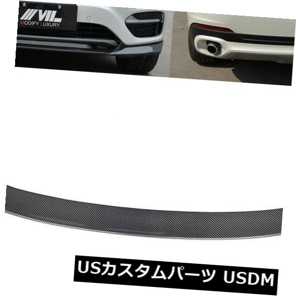 カーボン素材 1セットフロントバンパーリップリアトランクスポイラーウィングカーボンファイバーフィットBMW X6 15-16 1Set Front Bumper Lip Rear Trunk Spoiler Wing Carbon Fiber Fit for BMW X6 15-16 【並行輸入品】