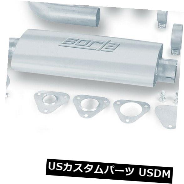 輸入マフラー Borla 14888 S-Typeキャットバック調整 排気システムは84-92カマロファイアバードに適合 Borla 14888 S-Type Cat-Back Adj. Exhaust System Fits 84-92 Camaro Firebird 【並行輸入品】