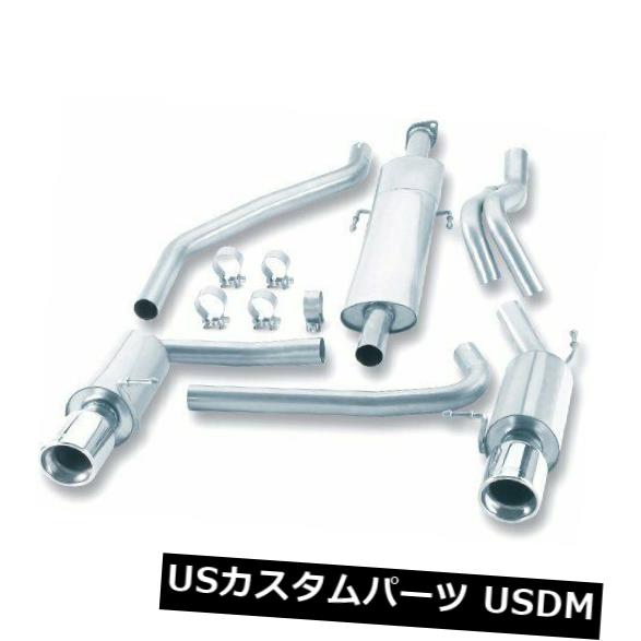 輸入マフラー 2003-2006ヒュンダイティブロンGT用Borla 140064キャットバックエキゾーストシステム Borla 140064 Cat-Back Exhaust System for 2003-2006 Hyundai Tiburon GT 【並行輸入品】
